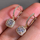 2024 New Bride Engagement Wedding Jewelry Elegant Shiny Mosan Diamond Beautiful Gift Milan Girl Fashion Pendant Earrings