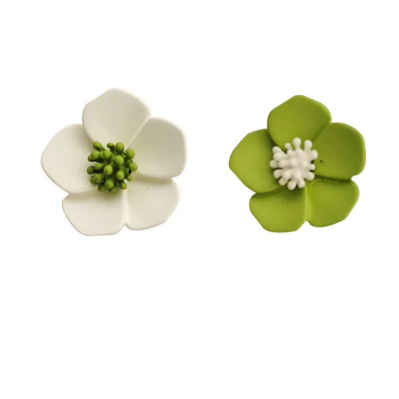 Fashion Jewelry 925 Silver Needle Flower Earrings 2023 Trend New Sweet Design Metal Earrings For Women Female Gifts Wholesale