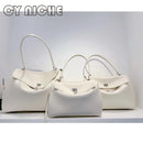 CY NICHE2024Genuine Leather Women's Tote Bag Lazy Bag Rodeo Briefcase Handbag Underarm Bag Large Capacity Crossbody Shoulder Bag