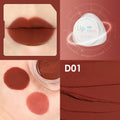 FOCALLURE 12 Colors Lip Cream Smooth Matte Lipstick Waterproof Long Lasting Moist Lip Cheek Dual-Use Women Beauty Cosmetic