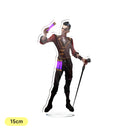 Anime Arcane League of Legends Jinx Vi Acrylic Acrylic Stand Cosplay Model Plate Desk Decor Standing Sign Prop Fans