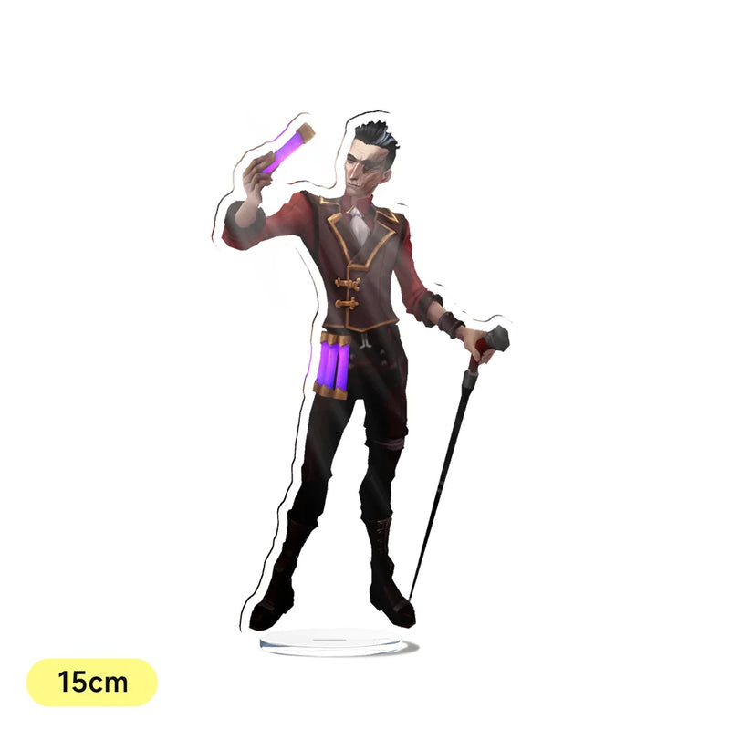 Anime Arcane League of Legends Jinx Vi Acrylic Acrylic Stand Cosplay Model Plate Desk Decor Standing Sign Prop Fans