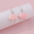 Aihua Acrylic Rain Clouds Earrings Long Tassel Rain Star Pendant Earrings Handmade Cute Cloud Earrings New In Jewelry Gifts