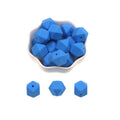 Kovict 14/17mm 10pcs Hexagon Silicone Beads For Jewelry Making Silicone Bead To Make Bracelets Necklace Making Accessories
