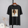 Hirsionsan Aesthetic Figures T Shirts for Women Summer Simple Soft Cotton Basic Tops Female Oversized Korean Short Sleeve Tees