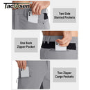 TACVASEN Quick Dry Cargo Shorts Mens Lightweight Work Cargo Shorts Multi Pockets Waterproof Outdoor Hiking Fishing Shorts Male