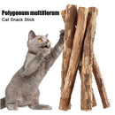 5pc Catnip Stick Pet Cat Molar All Natural Self-healing Polygonum Cleaning Toys Teeth Chews Suppli Boredom Wooden Snacks Re O0R2