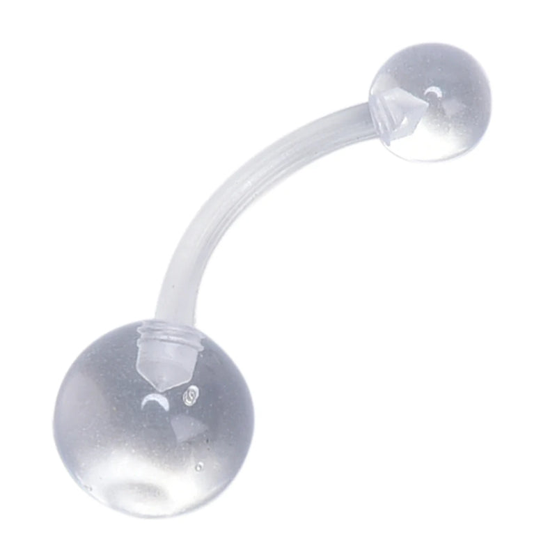 12pcs Flexible Navel Bar Barbell Rings Mixed Belly Button Piercing Body Jewelry Fashion Women Body Jewelry