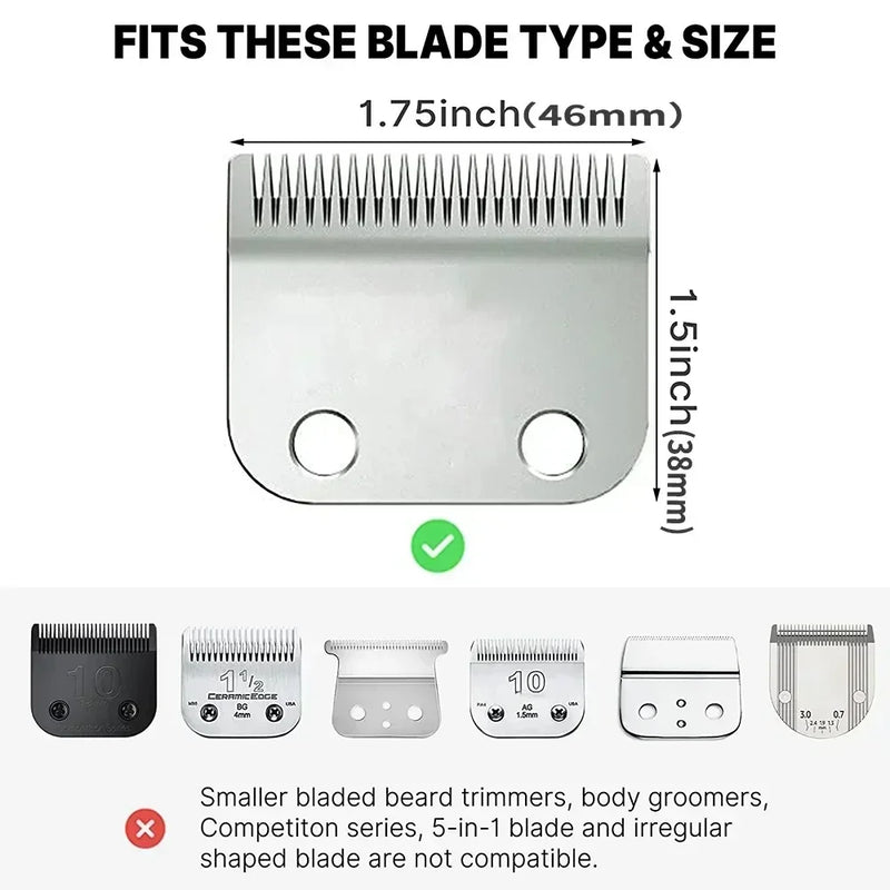 8/10 قطع من مشط قص الشعر الاحترافي العالمي لقص الشعر، مشط دليل قص الشعر، مشط دليل قص الشعر، أدوات قص الشعر، ملحقات الحلاقة