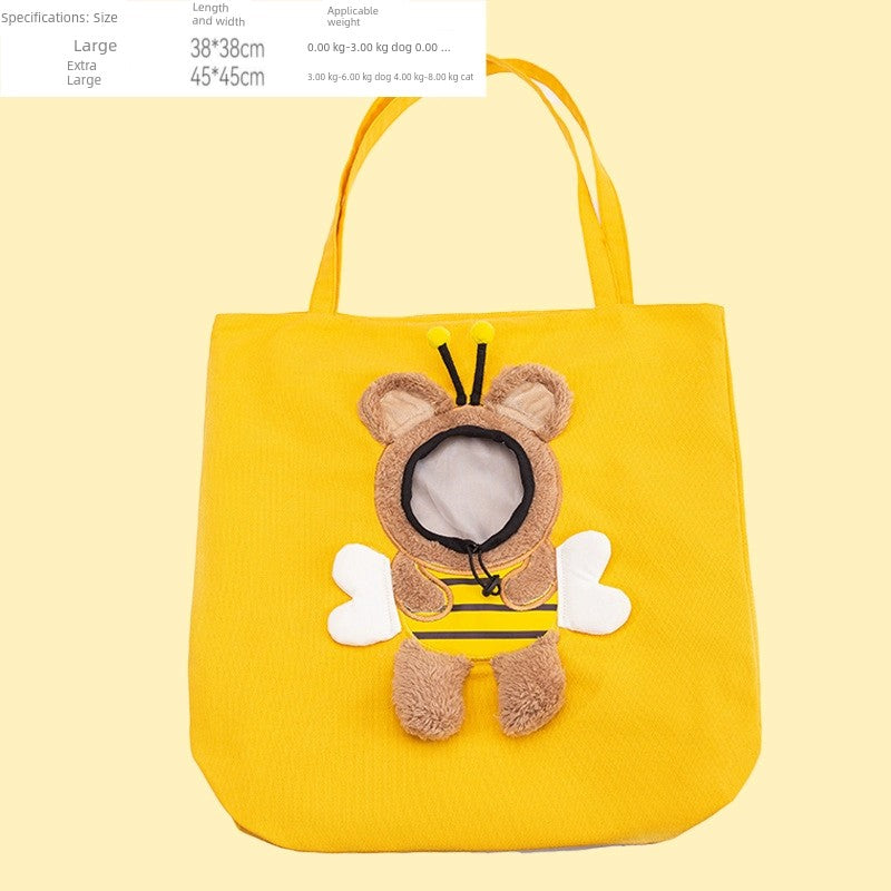 Cat Bag Single-Shoulder Bag Cat Bag Pet Travel Portable Bag Small Size Dogs Crossbody Bag Dog Bag Cat Diaper Bag