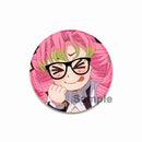 58mm Round Cartoon Brooches Kanroji Mitsuri Pins Anime Badge for Backpack Accessories Hat Decoration HD Print Handmade Gifts