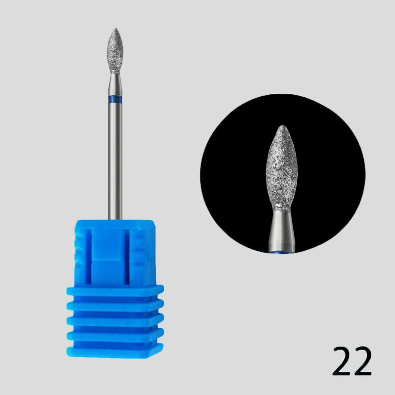 Nail Drill Bits Main Manicure Head To Nails Ceramic Cutter Nail Accessories Equipment Nail Bits for Electric Drill