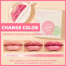 QIBEST Lip-Shaped Lipstick Moisturizing Long Lasting Color Changing Lipstick Makeup Peach Lazy Lipstick Lip Stain Tint Cosmetics