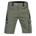 Summer Men Cargo Shorts Quick Dry Tactical Short Pants Multi-Pocket Shorts Men's Outdoor Hunting Fishing Knee Length Trousers