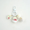 Creative Candy Color Flower Heart Pendant Keychain Cute Small Flower Key Ring Bag Pendant Accessories Luminous Turtle Pendant