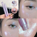 Shiny Pink Highlighter Stick Liquid Eyeshadow Diamond Face Brighten Silkworm Pen Shimmer Polarized Eyes Makeup Pigment Highlight