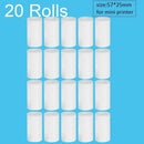 57*25mm Thermal Paper White Children Camera Instant Print Kids Camera Printing Paper Replacement Accessories Parts