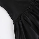 Fashion Sleeveless Backless High Waist Short Ruched Dresses for Women Sexy Strapless Slim A-line Pleated Mini Red Party Dress