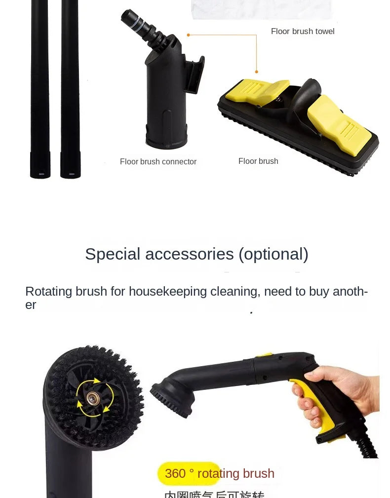 High-temperature Fumigator Steam Cleaning Machine Car Film Sterilization Formaldehyde High Pressure Interior Cleaning Machine