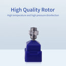 طقم مقبض الأسنان مع محمل سيراميكي وضوء LED عالي السرعة و3 رذاذ ماء مع دوار وفتحتين وربع فتحة ومولد كهربائي وزر ضغط توربيني هوائي