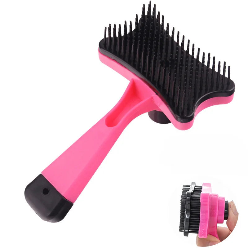 Pet Hair Removal Brush Dog Hair Comb Automatic Hair Removal Cat Comb Pet Cleaning  Grooming Supplies