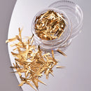 11pcs Aurora Glass Ice Cube Nail Foil Sticker 3D Glass Paper Nail Film Decals Rainbow Reflective Korean Style Nail Stickers