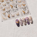 1 pc 5D Embroidery Bee Nail Art Sticker Embossed Butterfly Insect Nail Sticker High Quality Nail Art Design Decoration Sticker