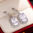 2024 New Bride Engagement Wedding Jewelry Elegant Shiny Mosan Diamond Beautiful Gift Milan Girl Fashion Pendant Earrings