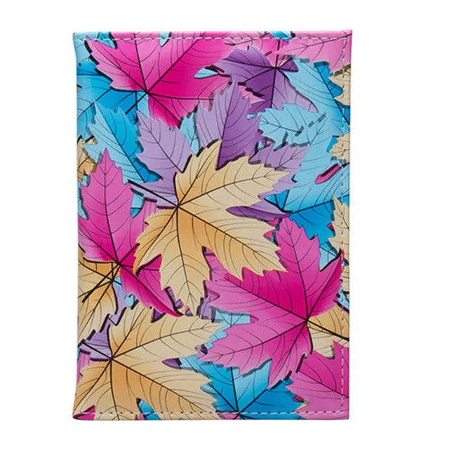 Cartoon Dinosaur & Crocodile Animals Passport Cover Men Women PU Leather Travel Passport Holder Case Card ID Holders 14.5*10cm