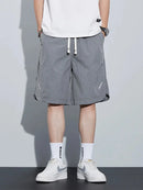 2024 New Summer Men's Shorts Sportswear Light&Thin Quick Dry Nylon Loose Sweat Short Pants Big Size Gym Casual Shorts 8XL