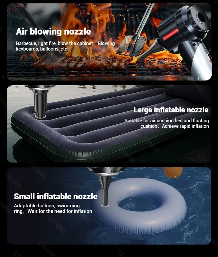 CENRR 998000PA Mini Car Vacuum CleanerCordless Powerful Wireless Car Cleaner HandHeld Portable Vacuum Cleaner Home Appliance