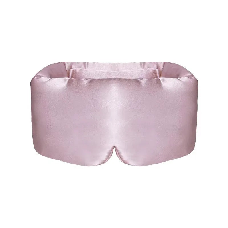 Enlarged Eye Patch Women Men Silk Satin Sleep Mask Comfortable Sleeping Eye Mask Eyeshade Cover Shade Eyes Relax Eyepatch