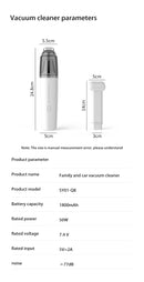 Xiaomi Electric Vacuum Cleaner Car Household Dual Use Portable High Power Handheld Wireless Powerful Dust Remover Deep Cleaning