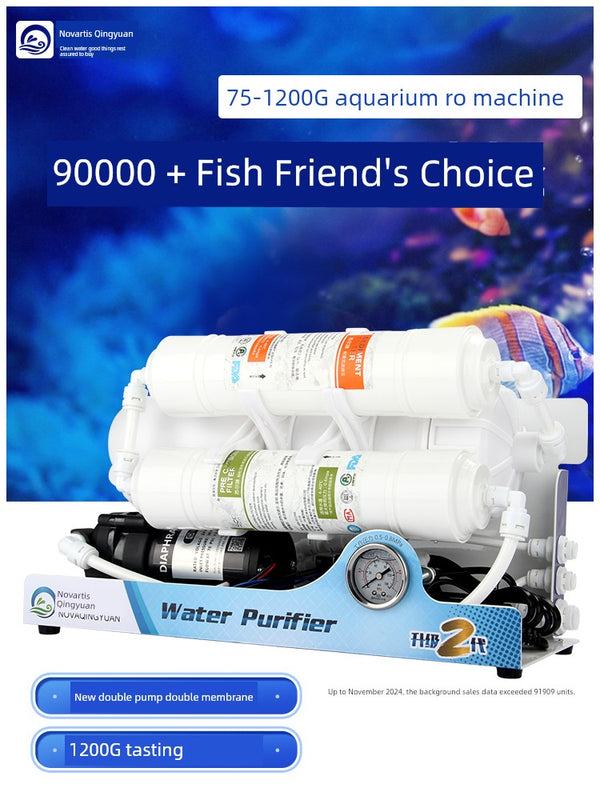 Nuohua Qingyuan Large-Flow Aquarium Fish Farming Ro Machine Water Purifier Fish Tank Sea Tank Water Changing and Hydrating Filter Water Purifier