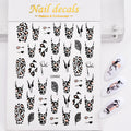 1 Pc Nail Strip Stickers Black/Gold/Rose Gold/Silver Metal Strip Tape Nail Art Adhesive DIY Foil Tips Nail Sticker Decals NK11