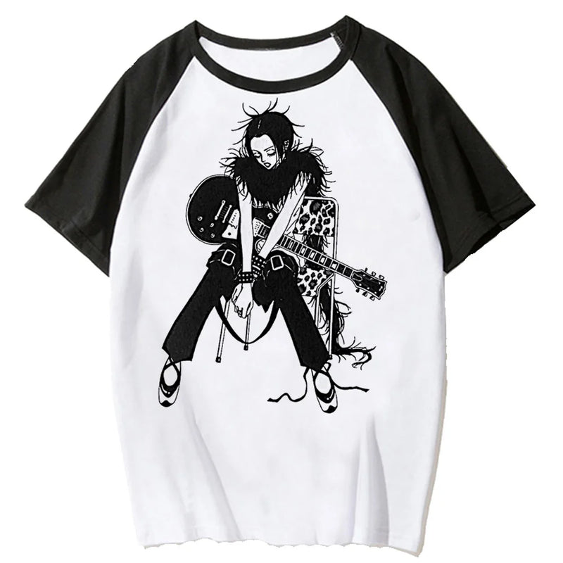 Nana t-shirts women Y2K streetwear funny top girl 2000s clothing