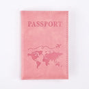 Airplane Passport Cover  Women Men Travel Passport Case Leather Pink Cute Passport Wallet Purse Girl PassportHolder