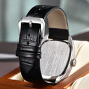 Rolls Timi New Brand Square Dial Quartz Men's watches 50M Waterproof Business Genuine Leather Man watch Japan VH31 Luxury Watch