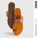 شبشب CH نسائي مسطح مانع للانزلاق من العلامة التجارية الفاخرة بتصميم عتيق مريح للشاطئ والصيف بمقدمة كبيرة للنساء