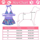 INS Fashion Dress Set for Dogs Summer Pet Cat Clothes Sexy Girls Pet Bikini Swimsuit for Small Dog Yorkshire Terrier Puppy Skirt