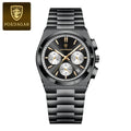 POEDAGAR Luxury Man Quartz Watch Sport Military Watch For Men Waterproof Luminous Date Chronograph Stainless Steel Men's Watches