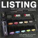 WMARK NG-8080 BK-BL1T Professional Hair Clipper Trimmer 9000/7800RPM DLC Blade LED Display Men's Haircut Machine With Base