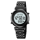 SKMEI 2139 Steel Muslim Azan Digital Watch Mens Back Light Waterproof  Wristwatch Prayer Qibla Compass Alarm Clock watch 1861