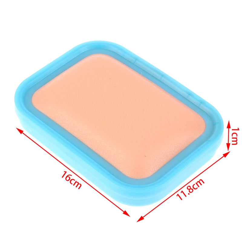 Surgical Suture Lifelike Training Skin Operate Suture Practice Model Training Pad Needle Scissors Tool Kit Teaching