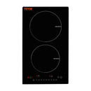 VEVOR 2 Burners Electric Induction Cooktop Stove Hob Built-in Burner Cooker Sensor Touch Control Magnetic Cooker Hot Plate