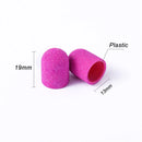 5/10/20pcs 13*19mm Nail Sanding Caps Nail Drill Bit Sanding Bands for Gel Remover Pedicure Caps Nail Polishing Manicure Tools