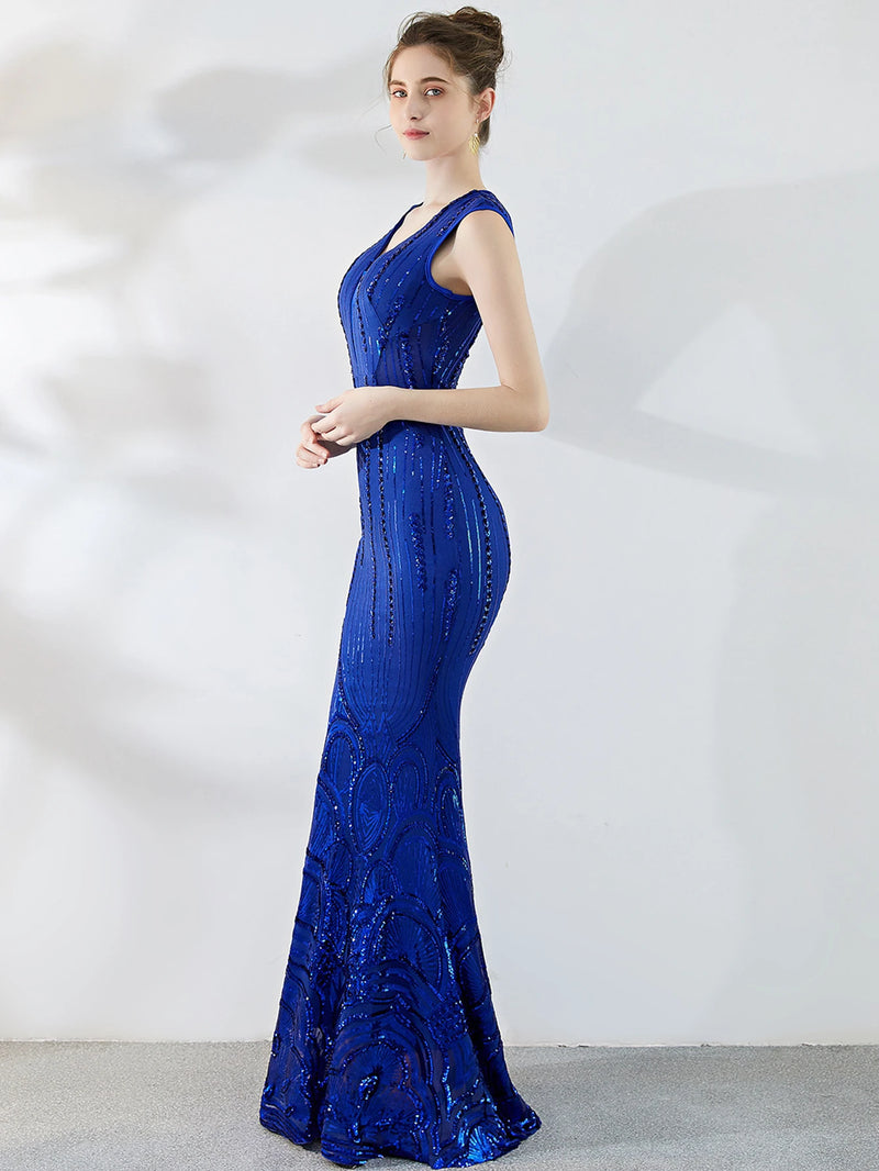 Sexy black maxi summer sequin dress women elegant luxury birthday prom wedding party dress ladies long evening dresses vestidos