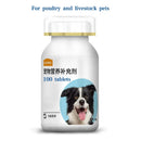 Livestock poultry pigs chickens fleas ticks blood-sucking worms internal and external deworming and anti-inflammatory100tablets