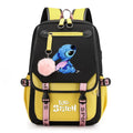 Disney Lilo Stitch Backpacks Teenager USB Charging Laptop Backpack Women Men Rucksack Travel Bag Mochila