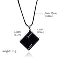 Anime Death Note Keychain Double L Black Notebook Pendant Keyring Cospaly Key Props for Women Men Jewelry Gifts Accessories